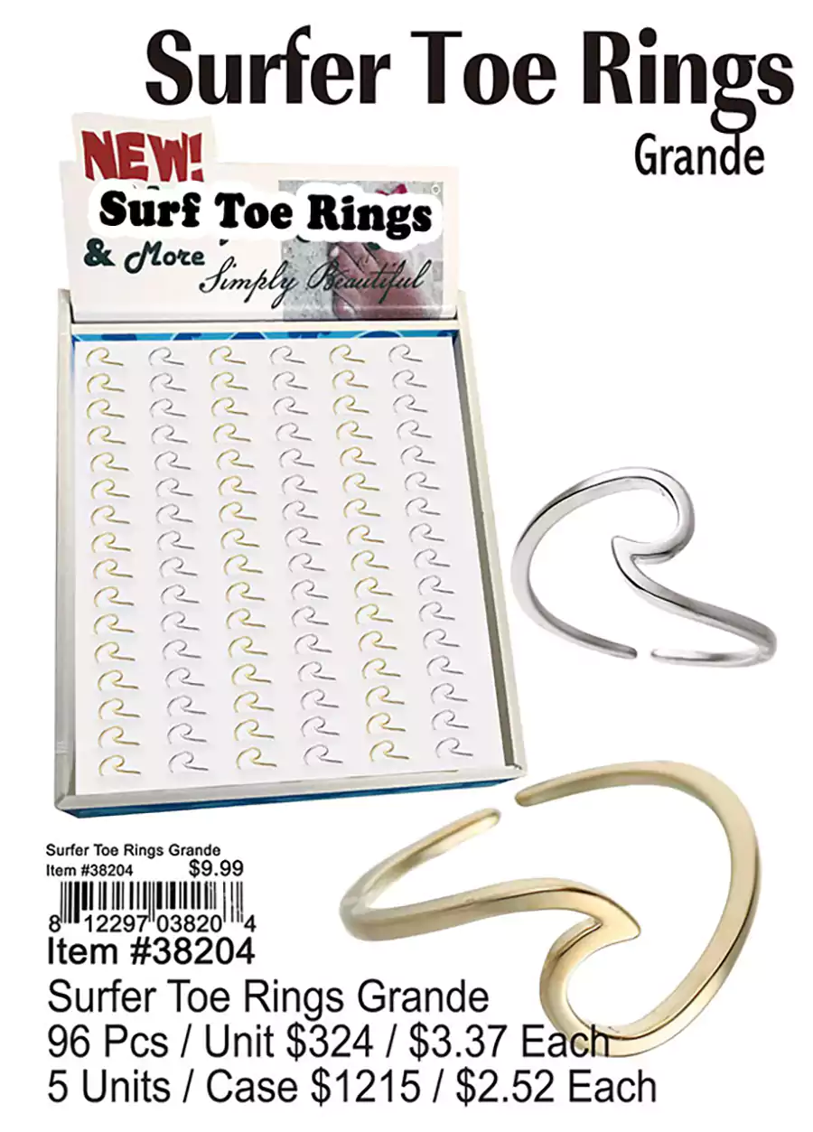 Surfer Toe Rings Grande